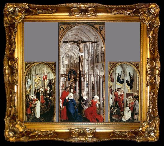 framed  Rogier van der Weyden Seven Sacraments, ta009-2